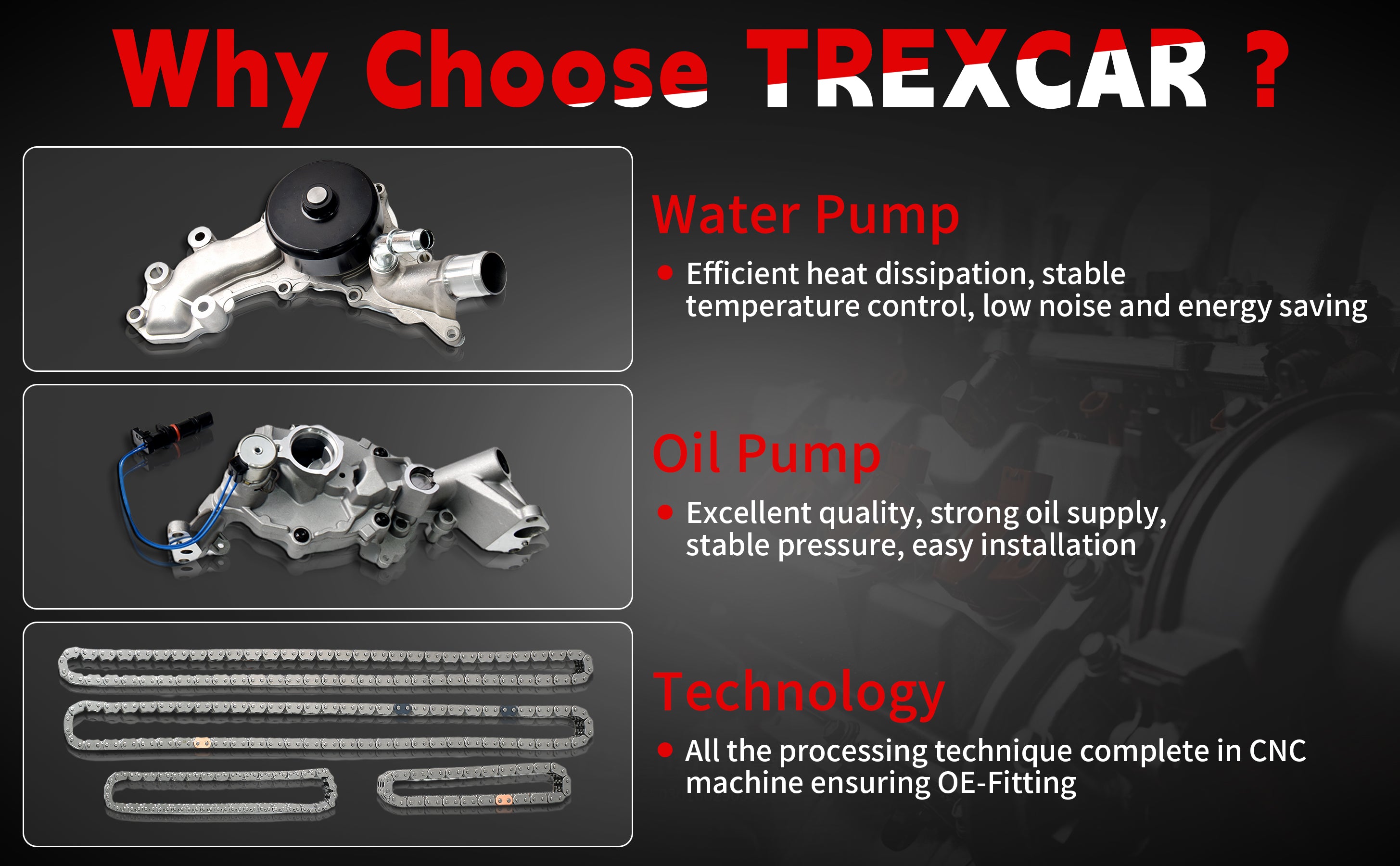 2011-2015 Dodge/Jeep 3.6L Pentastar V6 Ultimate Timing Kit: w/ VVT Gears, Pumps, Gaskets & Alignment Tools 技术细节 2