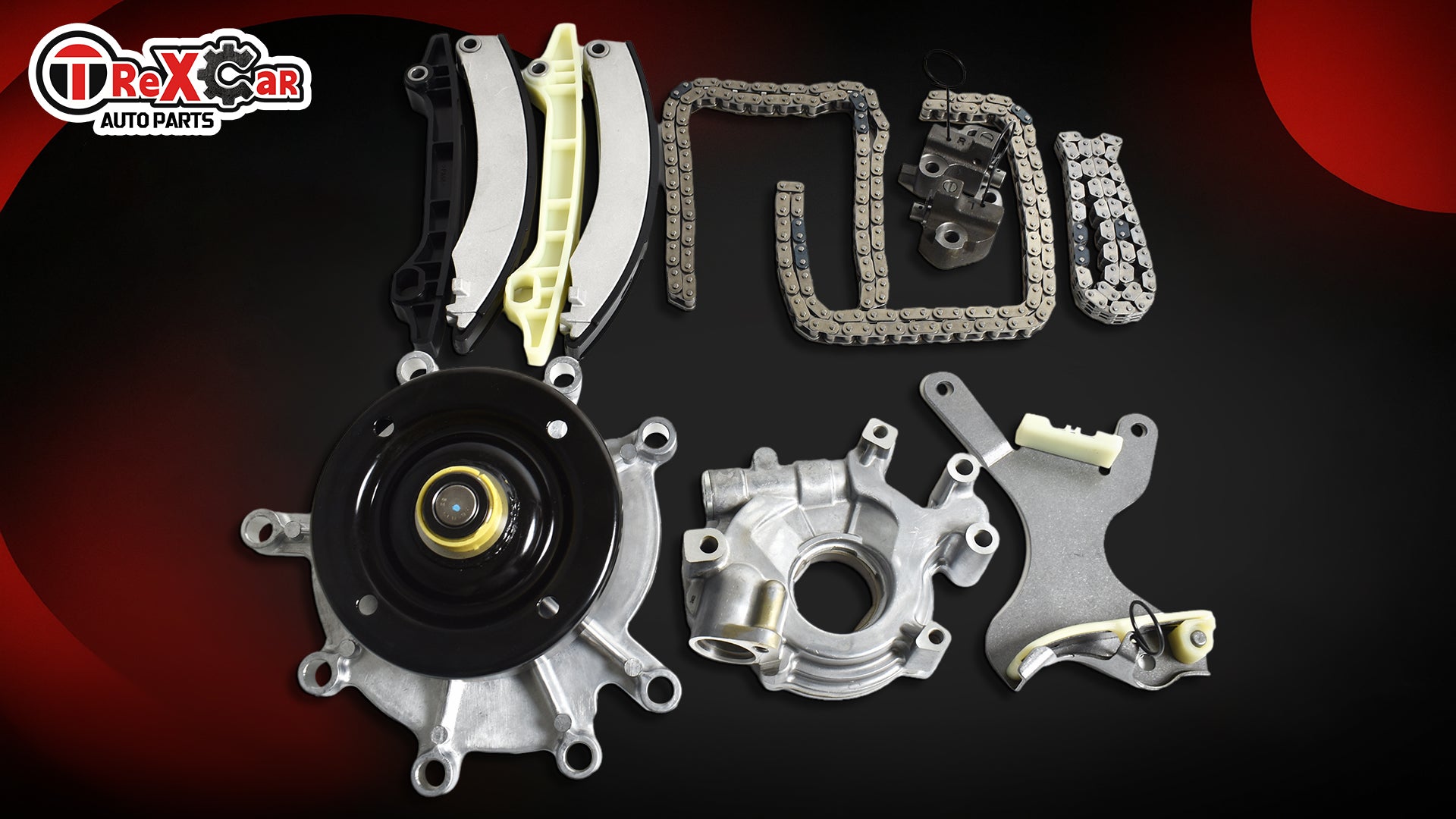 2002-2012 Jeep/Dodge 3.7L V6 Complete Timing Chain Kit: w/ Oil Pump & Water Pump (NGC Code "K") 技术细节 1