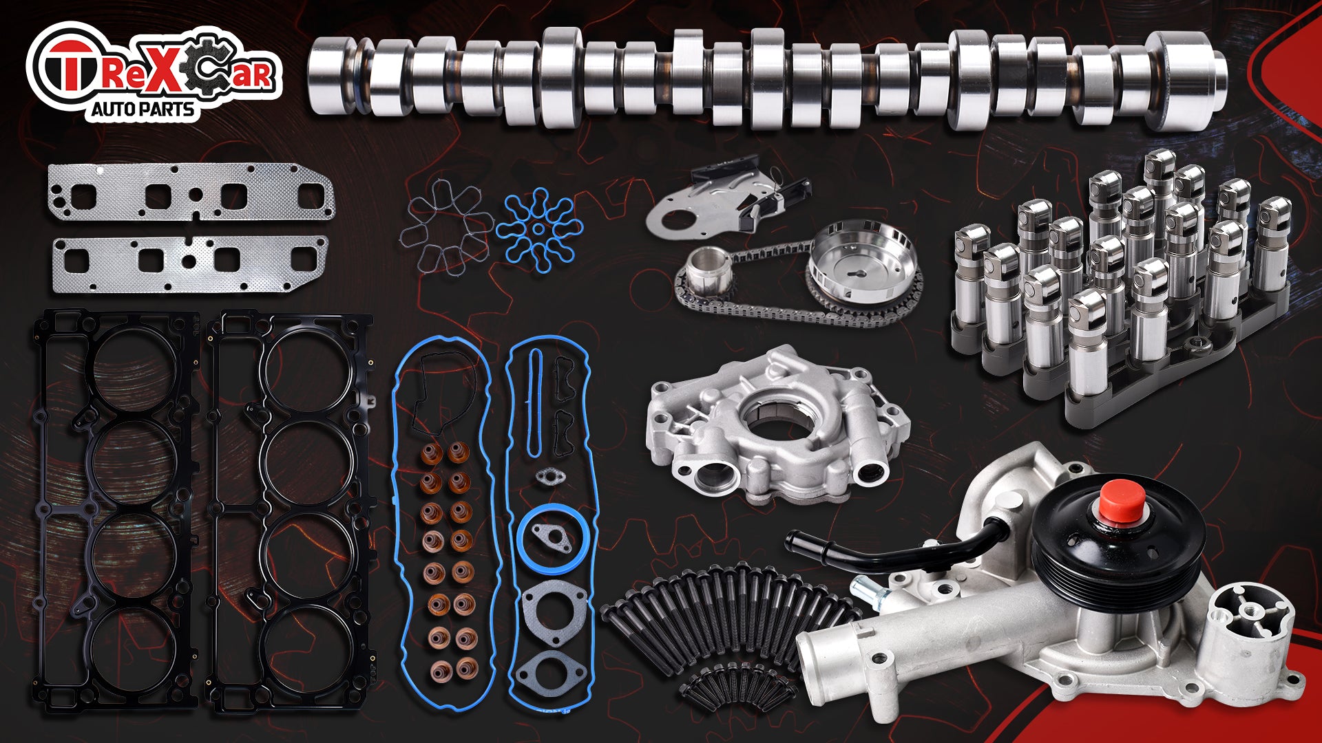 2006-2008 Ram 1500 Pre-VVT 5.7L HEMI V8 Complete Master Kit: MDS Cam, Lifters, Timing & Pumps 技术细节 1