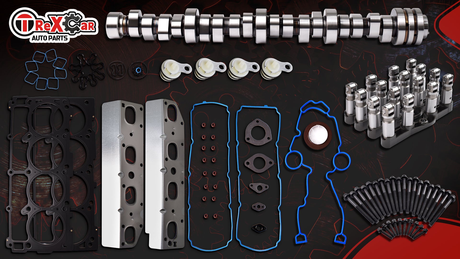2009-2019 Ram 2500/3500 5.7L HEMI V8 Top-End Rebuild Kit: Cam, Lifters & Head Gaskets (HD Trucks) 技术细节 1