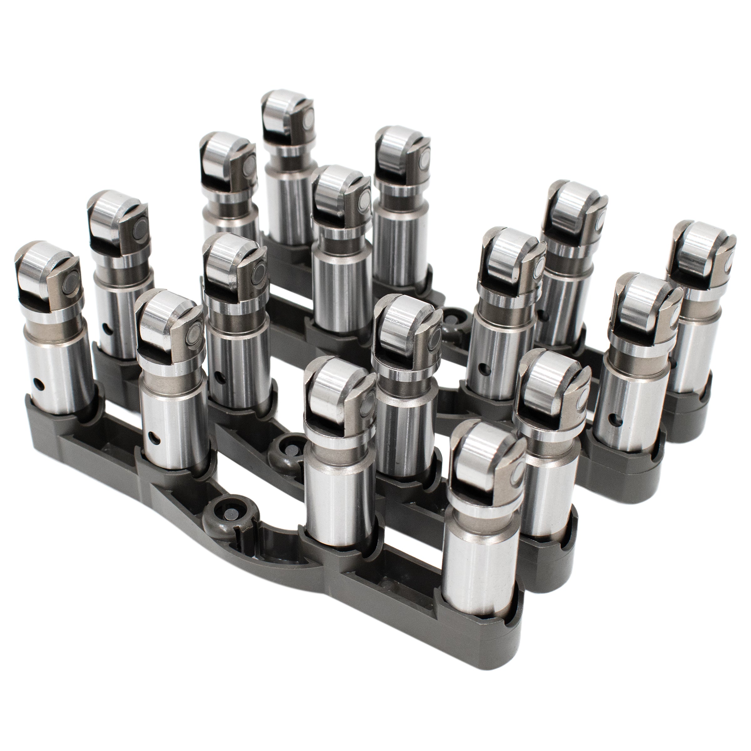 TREXCAR B2-QMTZ-030 side view of MDS valve lifters and yoke guides for Chrysler Dodge Jeep 5.7L 6.4L HEMI V8.