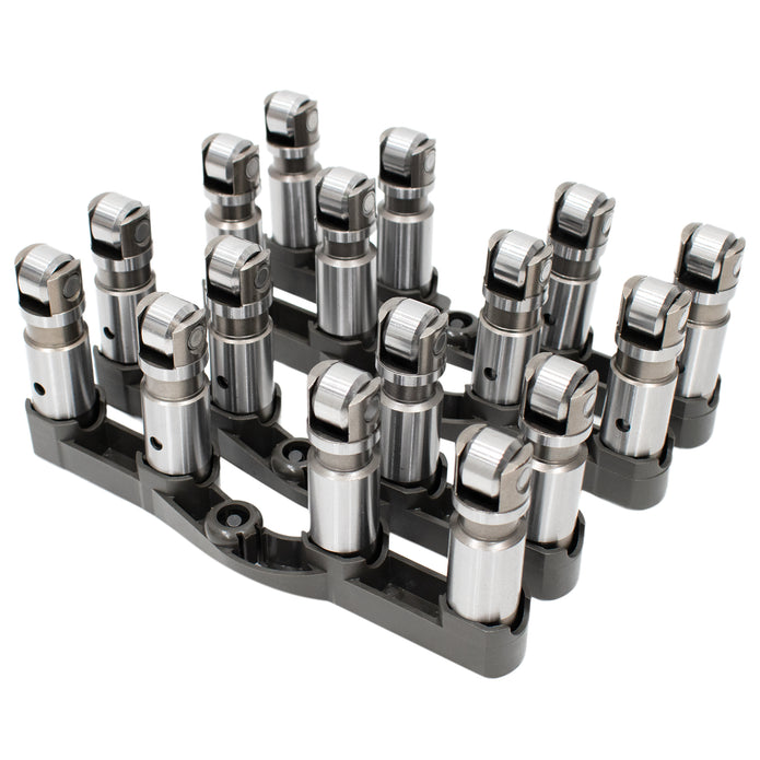 TREXCAR B2-QMTZ-030 side view of MDS valve lifters and yoke guides for Chrysler Dodge Jeep 5.7L 6.4L HEMI V8.