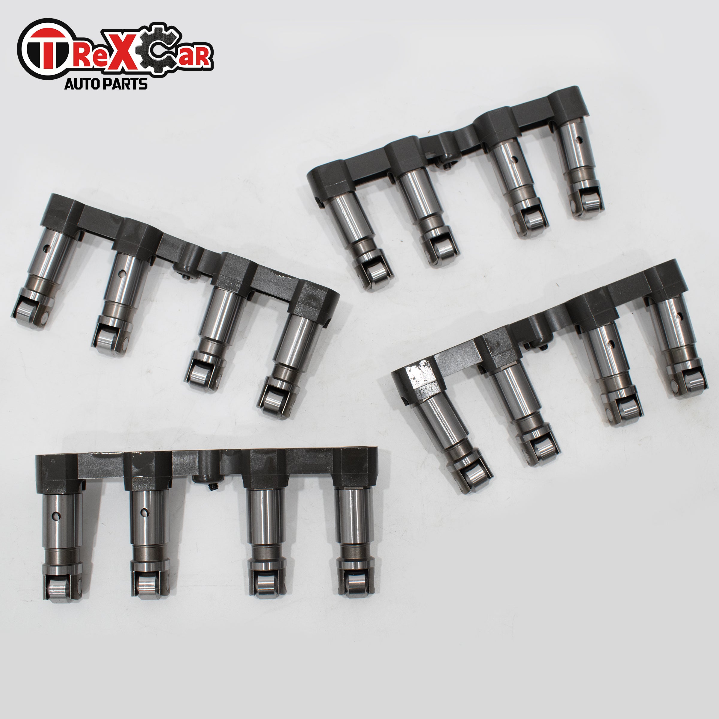 TREXCAR B2-QMTZ-030 MDS and standard valve lifters with yoke guide kit top view for Chrysler Dodge Jeep 5.7L 6.4L HEMI V8.