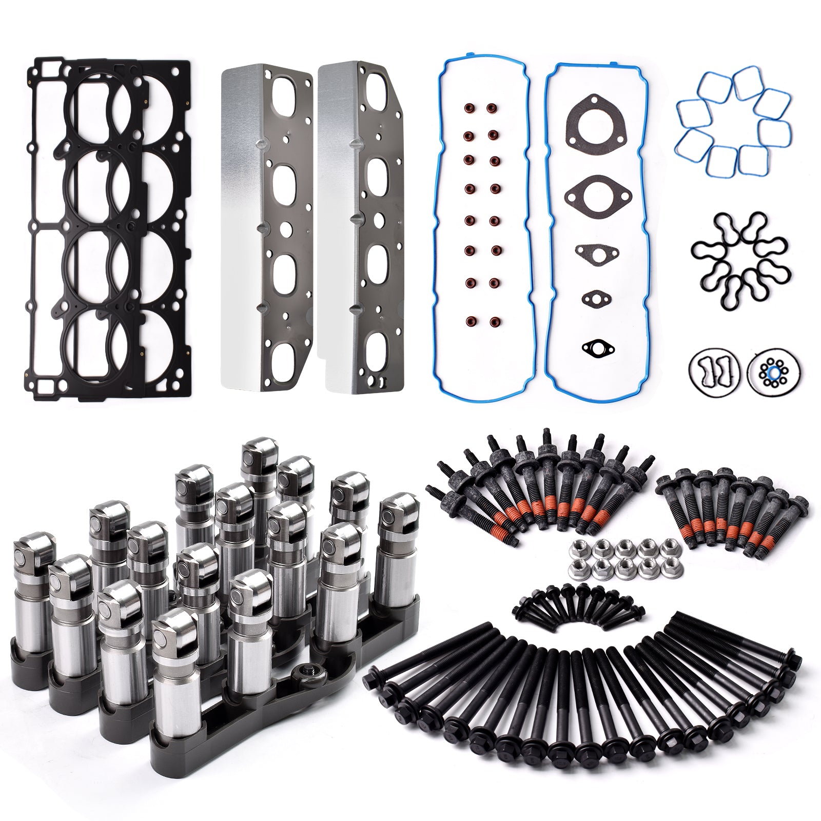 TREXCAR QMTZKIT-004 cylinder head gasket and MDS lifter kit for Dodge/Jeep 5.7L HEMI VVT engine rebuilds.