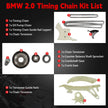 Components Breakdown of TREXCAR BMW 2.0L Timing and Oil Pump Chain Kit