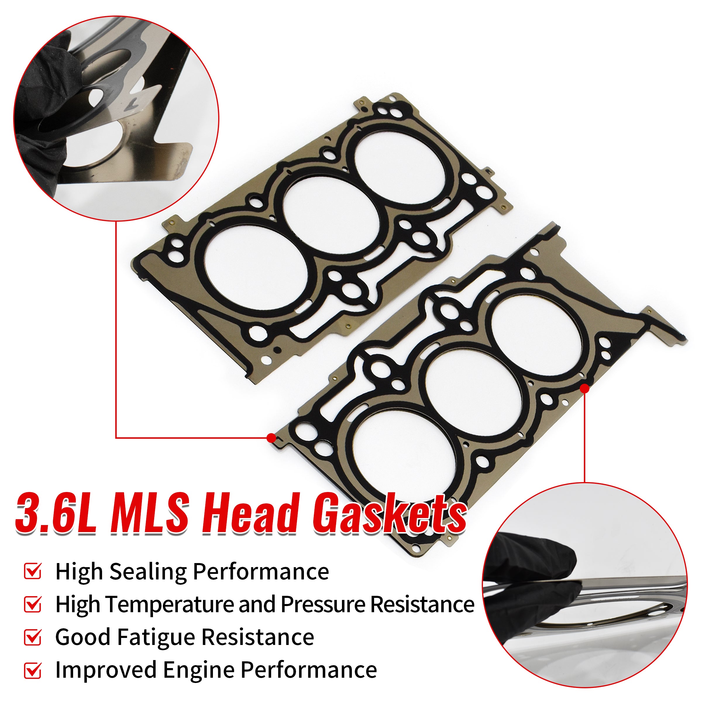 TREXCAR DXBKIT-018 3.6L Pentastar V6 MLS Head Gaskets High Sealing Performance Features Detail