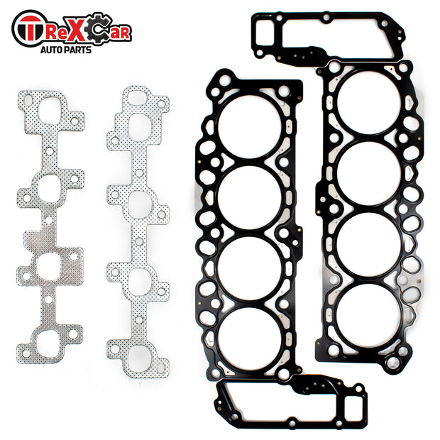 TREXCAR DXBKIT-021 4.7L V8 Replacement Cylinder Head Gaskets and Exhaust Manifold Seals
