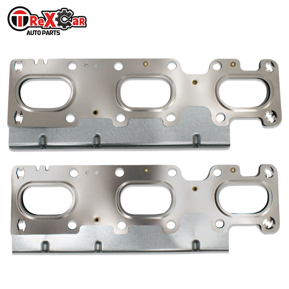 TREXCAR DXBKIT-027 Exhaust Manifold Gaskets for Ford 3.5L V6 Engine