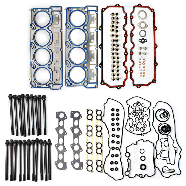 TREXCAR DXBKIT-033 Full Engine Gasket Set with Bolts for Ford 6.0L Powerstroke Diesel