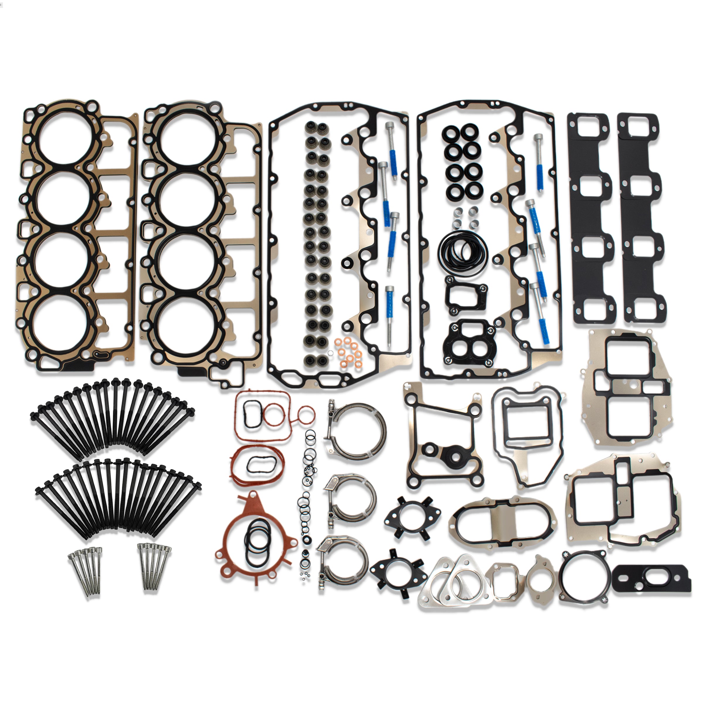 TREXCAR DXBKIT-036 Ford Super Duty 6.7L V8 Powerstroke Diesel MLS Head Gasket Set with Bolts Main Overview
