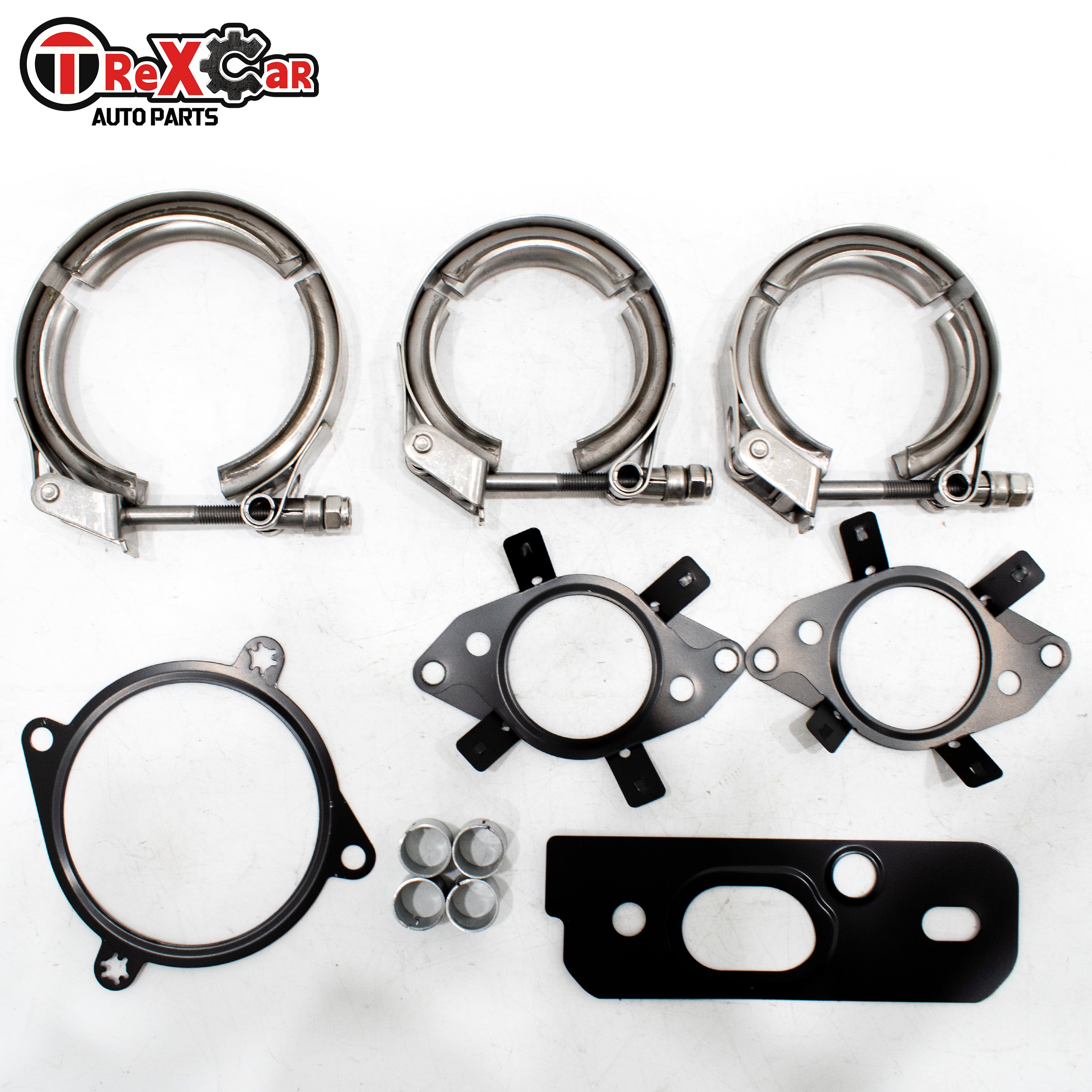 TREXCAR DXBKIT-036 V-Band Clamps, Sleeves and Exhaust Hardware Accessories