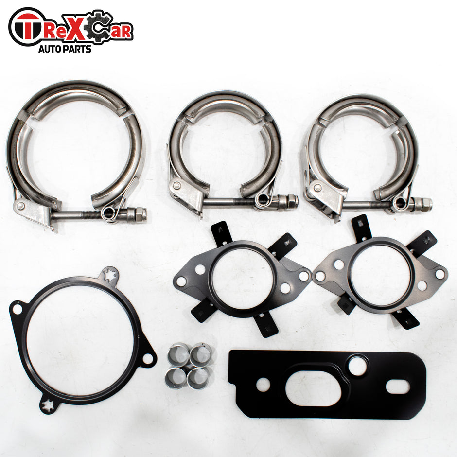 TREXCAR DXBKIT-036 V-Band Clamps, Sleeves and Exhaust Hardware Accessories