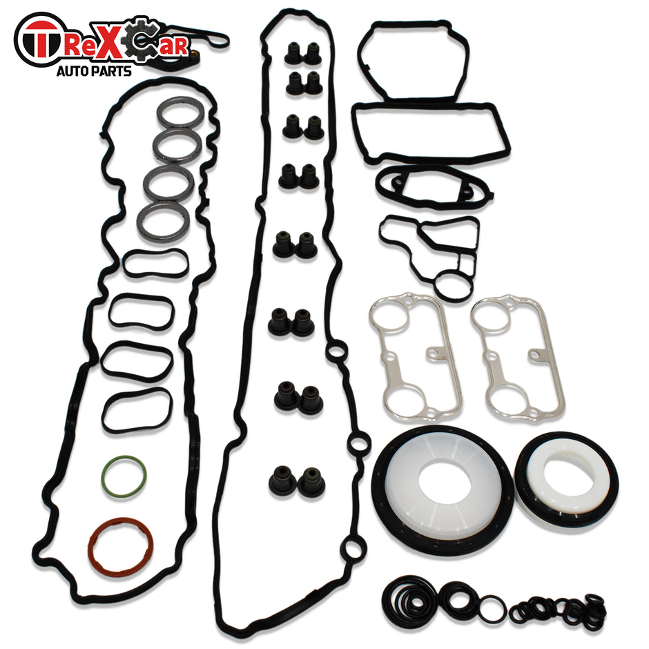 TREXCAR DXBKIT-037 Valve Cover Gasket, Crankshaft Seals, Valve Stem Seals and O-Rings