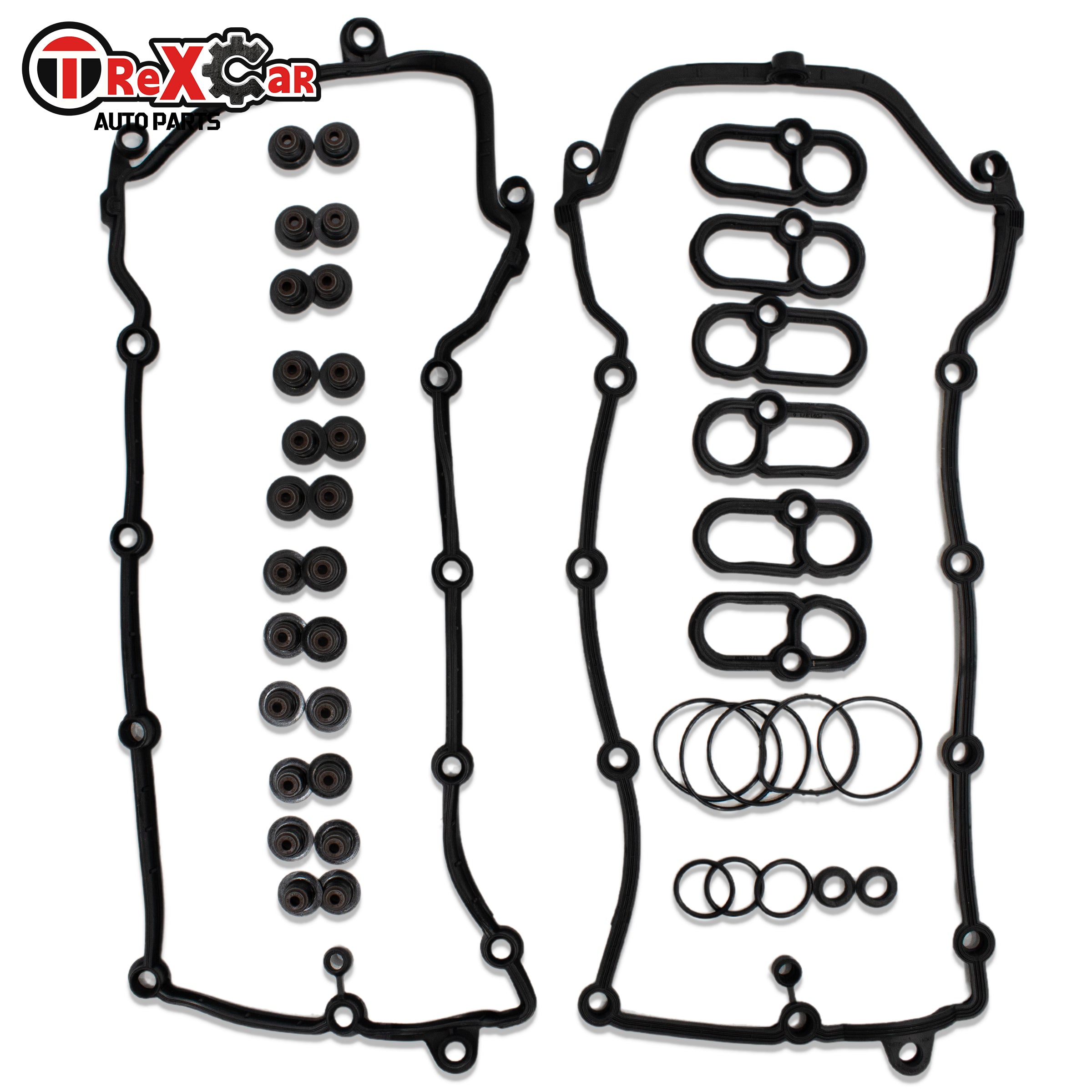 TREXCAR DXBKIT-043 Valve Cover Gaskets, Valve Stem Seals and O-Rings Kit