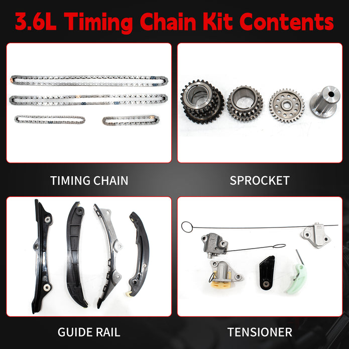 TREXCAR LT001 Standard Engine Timing Chain Kit  Content