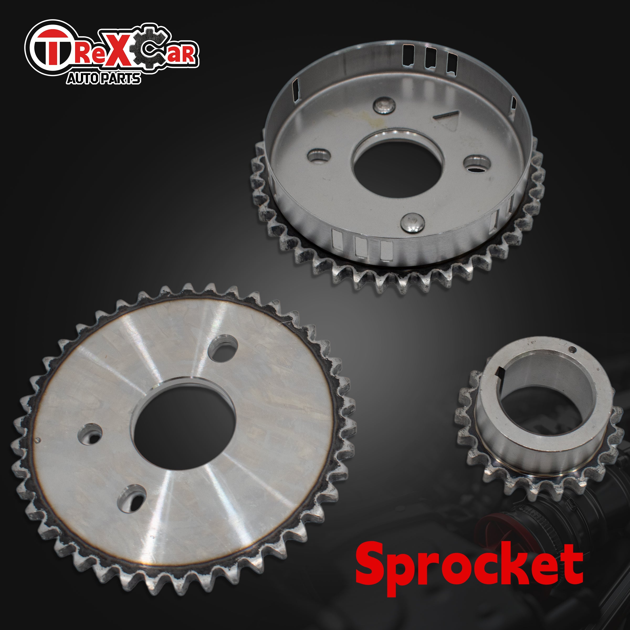 TREXCAR LT-002 Chrysler Dodge 2.7L V6 Timing Chain Crankshaft and Camshaft Sprockets Set