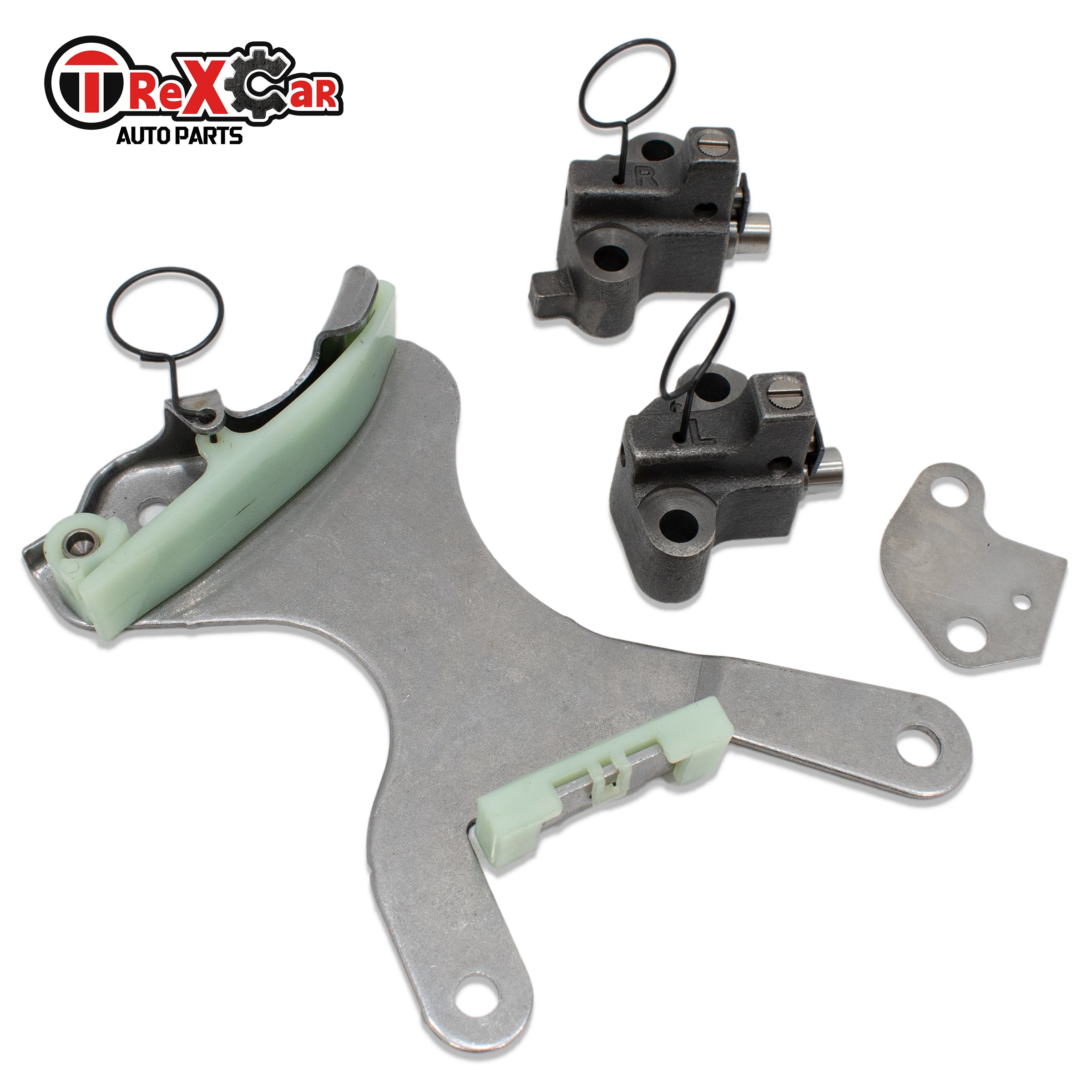 TREXCAR LT-004 Heavy Duty Hydraulic Timing Chain Tensioners and Guide Rails for Honda 2.4L K24