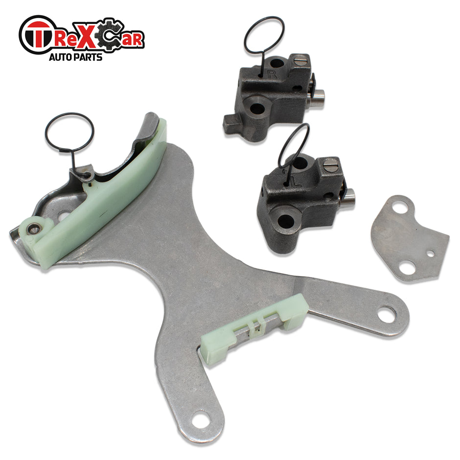 TREXCAR LT-004 Heavy Duty Hydraulic Timing Chain Tensioners and Guide Rails for Honda 2.4L K24