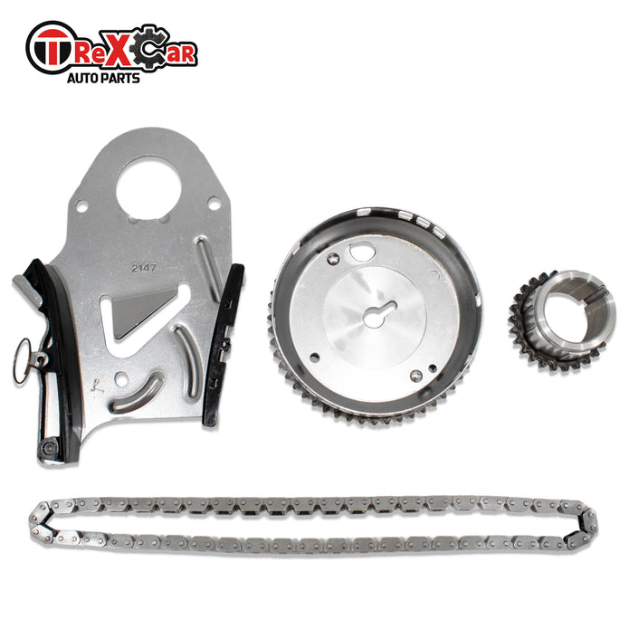 TREXCAR LT-005 Complete Timing Chain Kit with VVT Cam Phasers for Ford F150 5.4L 3-Valve Triton V8 Engine