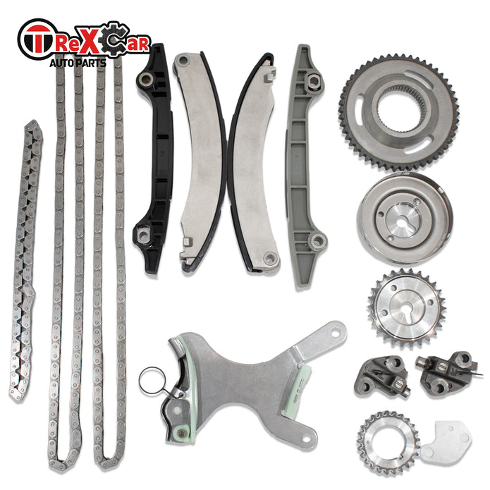 TREXCAR LT-006 Complete Standard Engine Timing Chain Kit for Dodge Jeep 3.7L V6 PowerTech