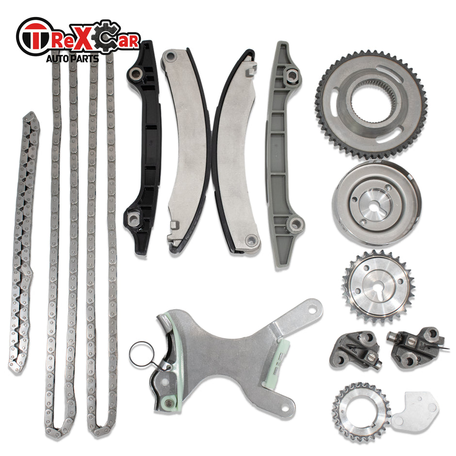 TREXCAR LT-006 Complete Standard Engine Timing Chain Kit for Dodge Jeep 3.7L V6 PowerTech