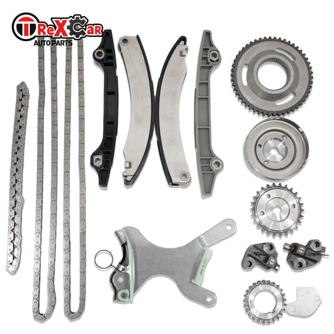 TREXCAR LT-006 Complete Standard Engine Timing Chain Kit for Dodge Jeep 3.7L V6 PowerTech
