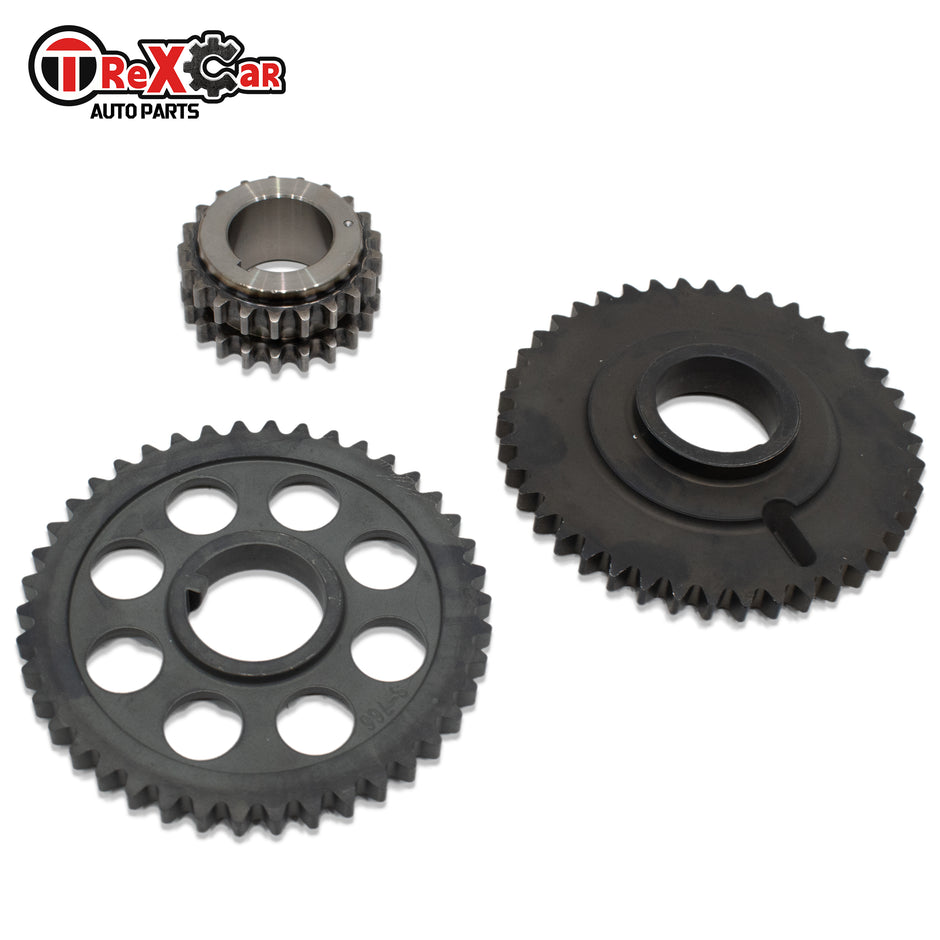 TREXCAR LT-016 Solid Camshaft Gears and Crankshaft Sprocket for Ford 4.6L 5.4L 2-Valve Engine