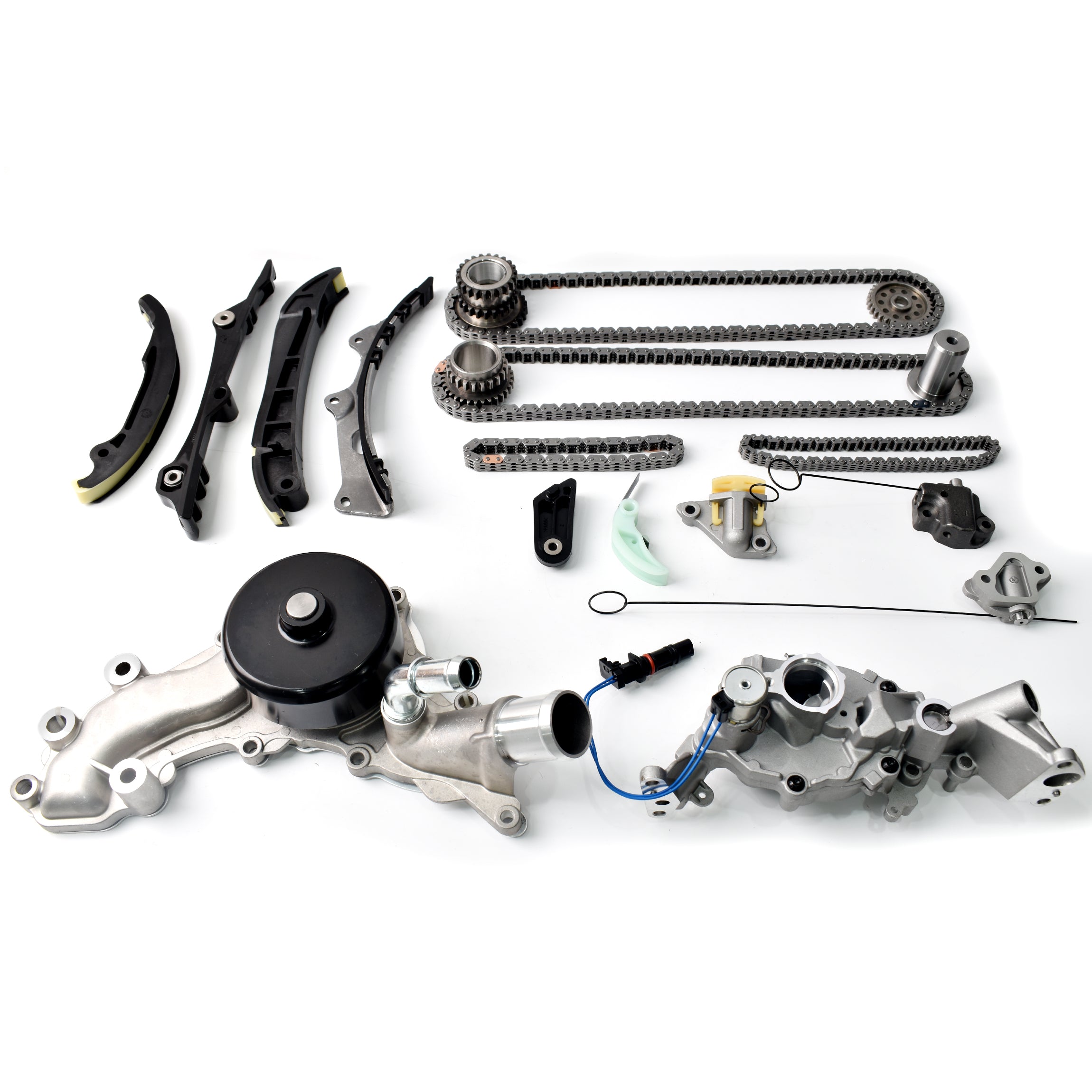 TREXCAR LTKIT-001 3.6L Pentastar V6 Complete Master Timing Chain Kit with Water Pump and Oil Pump