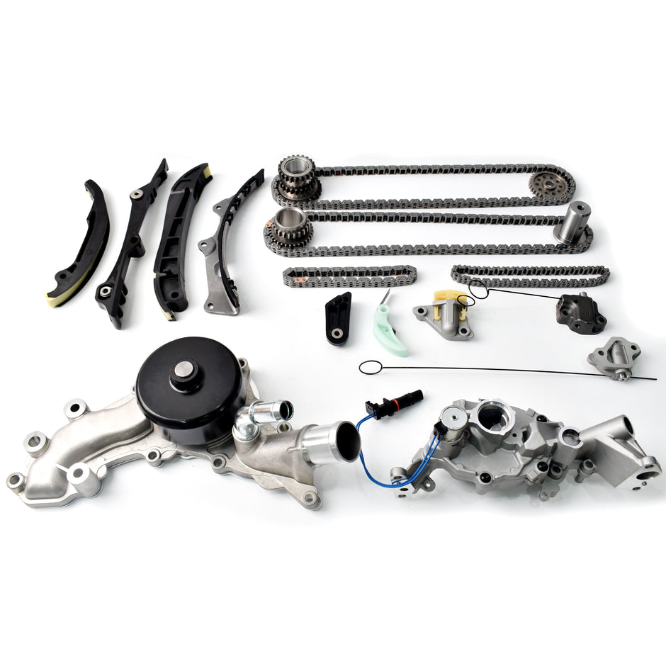 TREXCAR LTKIT-001 3.6L Pentastar V6 Complete Master Timing Chain Kit with Water Pump and Oil Pump