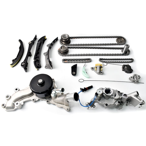 TREXCAR LTKIT-001 3.6L Pentastar V6 Complete Master Timing Chain Kit with Water Pump and Oil Pump