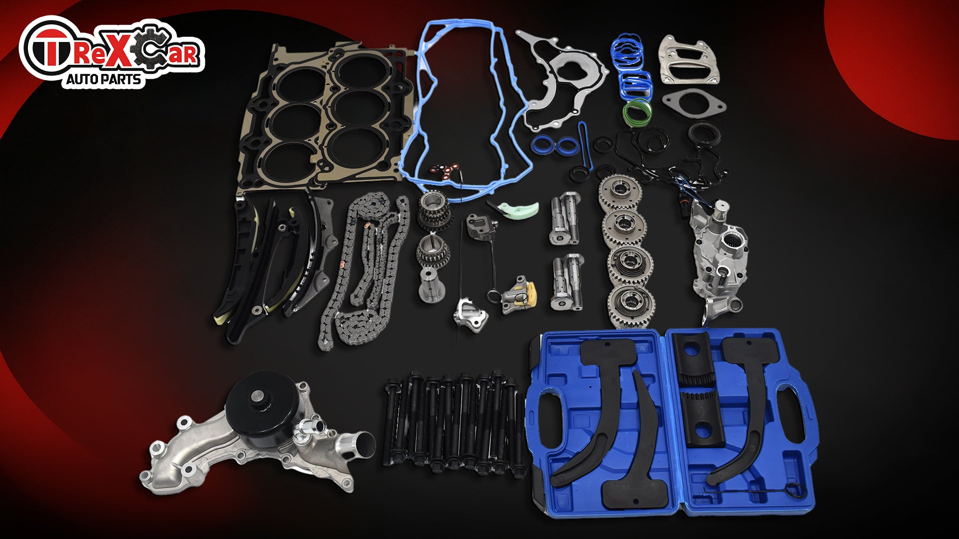 2011-2015 Dodge/Jeep 3.6L Pentastar V6 Ultimate Timing Kit: w/ VVT Gears, Pumps, Gaskets & Alignment Tools 技术细节 1