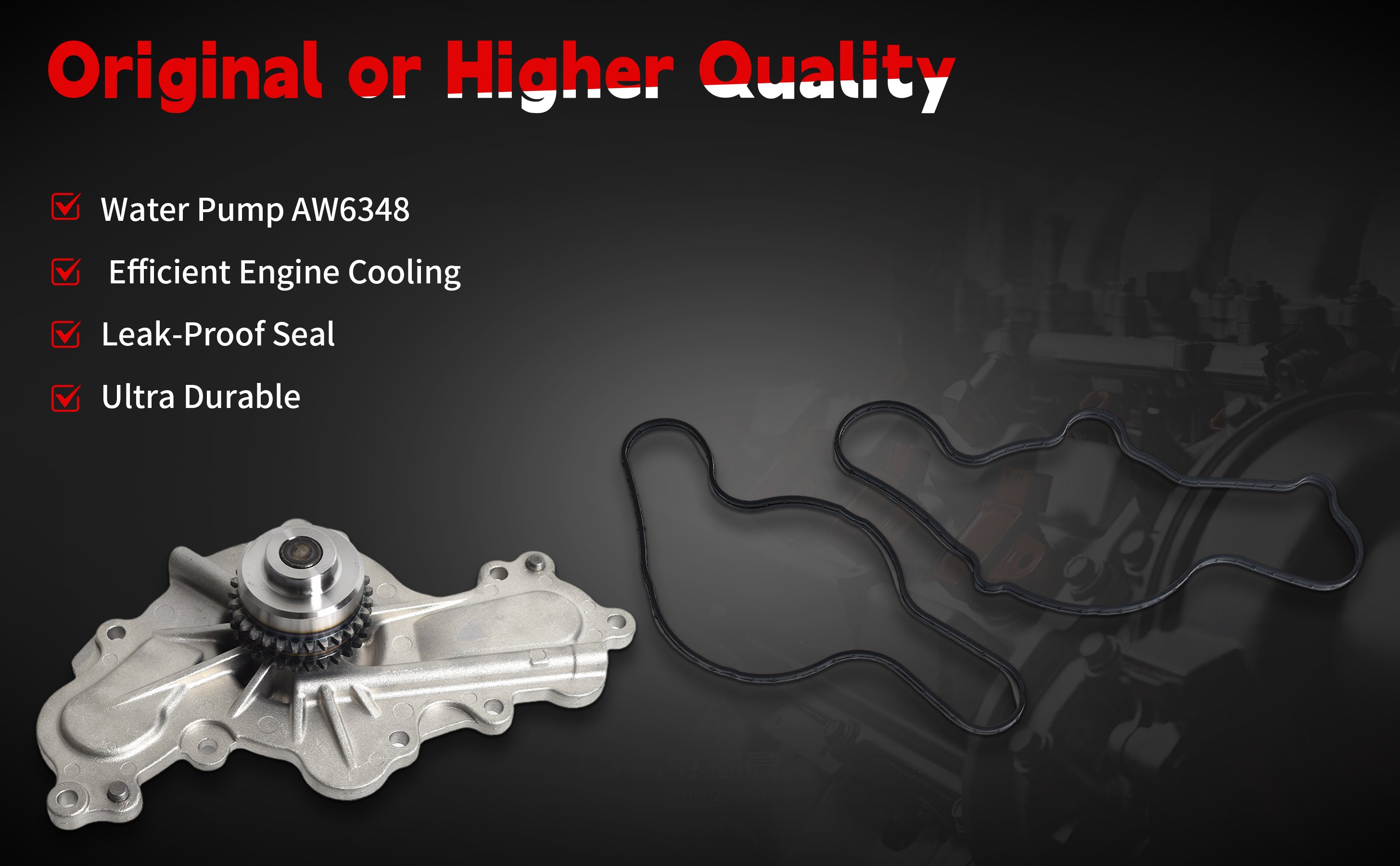 2011-2019 Ford/Lincoln 3.5L 3.7L V6 Timing Chain Kit: w/ Internal Water Pump 技术细节 1