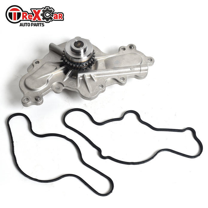 TREXCAR LTKIT-012 Ford 3.5L 3.7L V6 Engine Cooling Water Pump and Rubber Seals Set