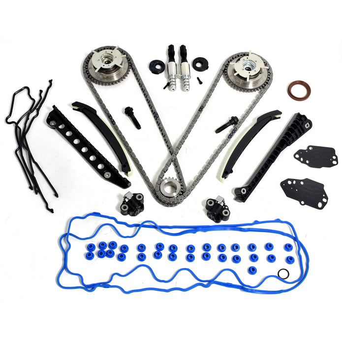 TREXCAR LTKIT-017 Ford 5.4L 3V Timing Components - Includes Cam Phasers, VVT Solenoids and Chains
