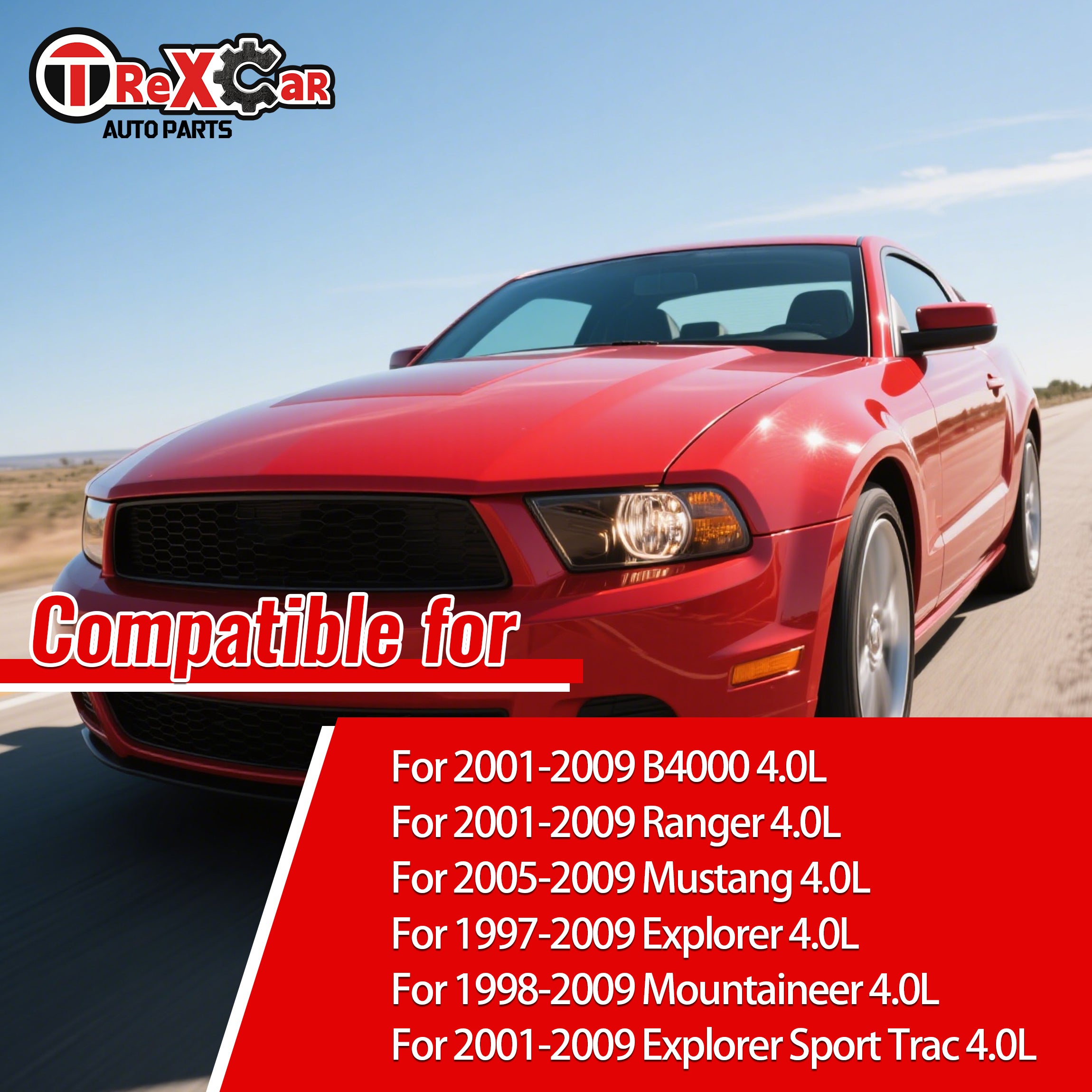 TREXCAR LTKIT-019 Timing Kit Fitment Guide for 2005-2009 Ford Mustang Ranger Explorer 4.0L V6