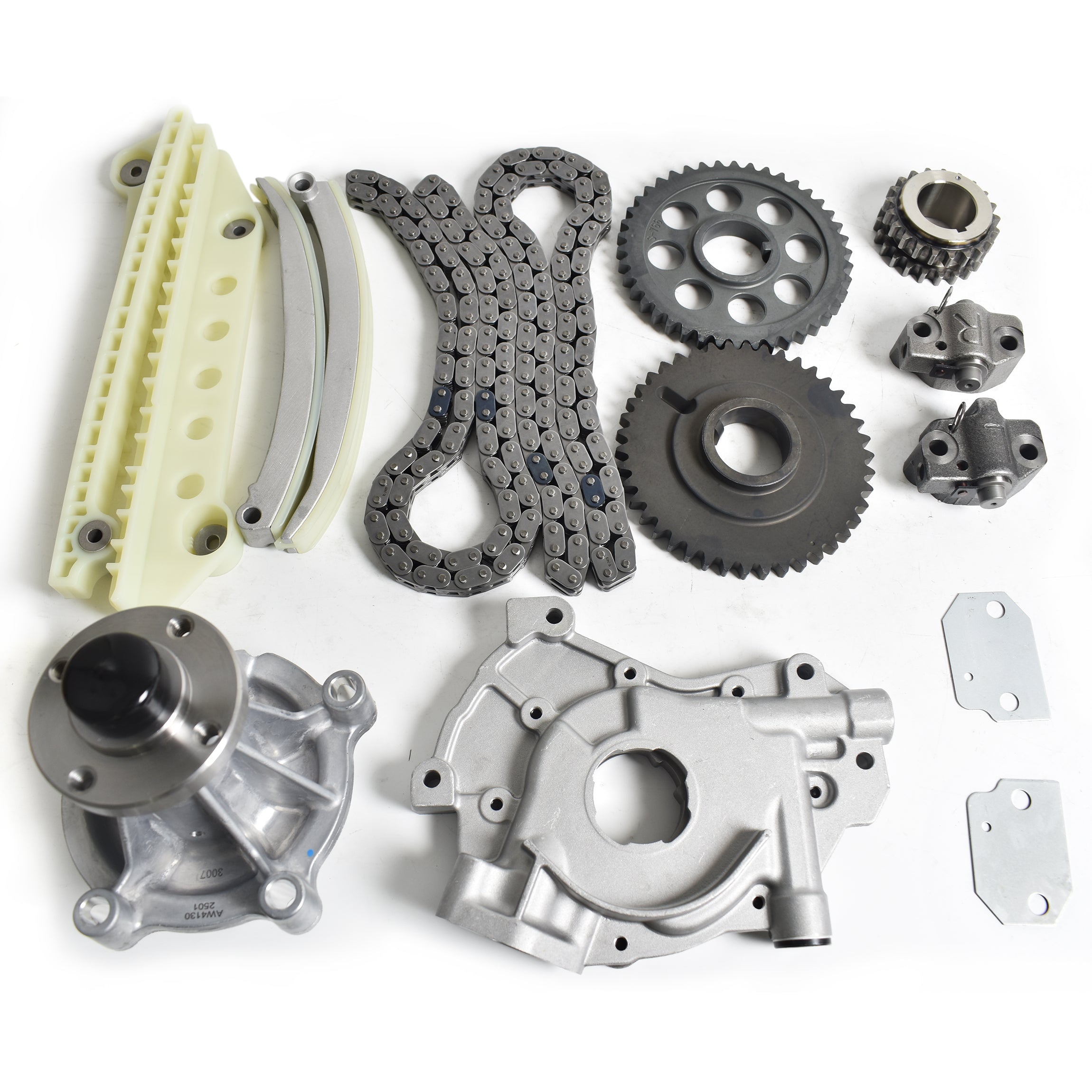 TREXCAR LTKIT-020 Ford 4.6L V8 Timing Components Water Pump and Engine Oil Pump Breakdown