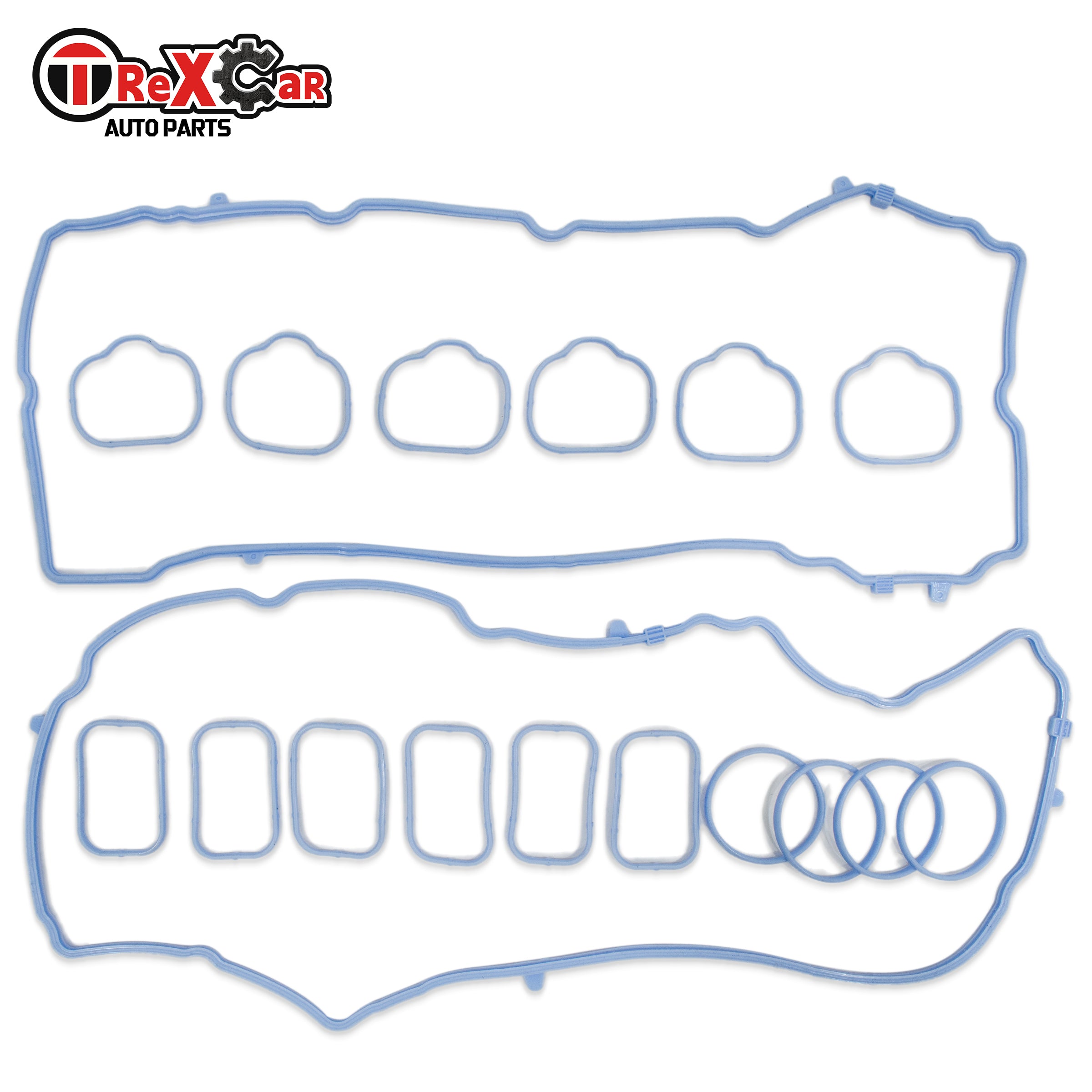TREXCAR QMTZ-032 3.6L Pentastar V6 Replacement Valve Cover Gaskets and Spark Plug Tube Seals