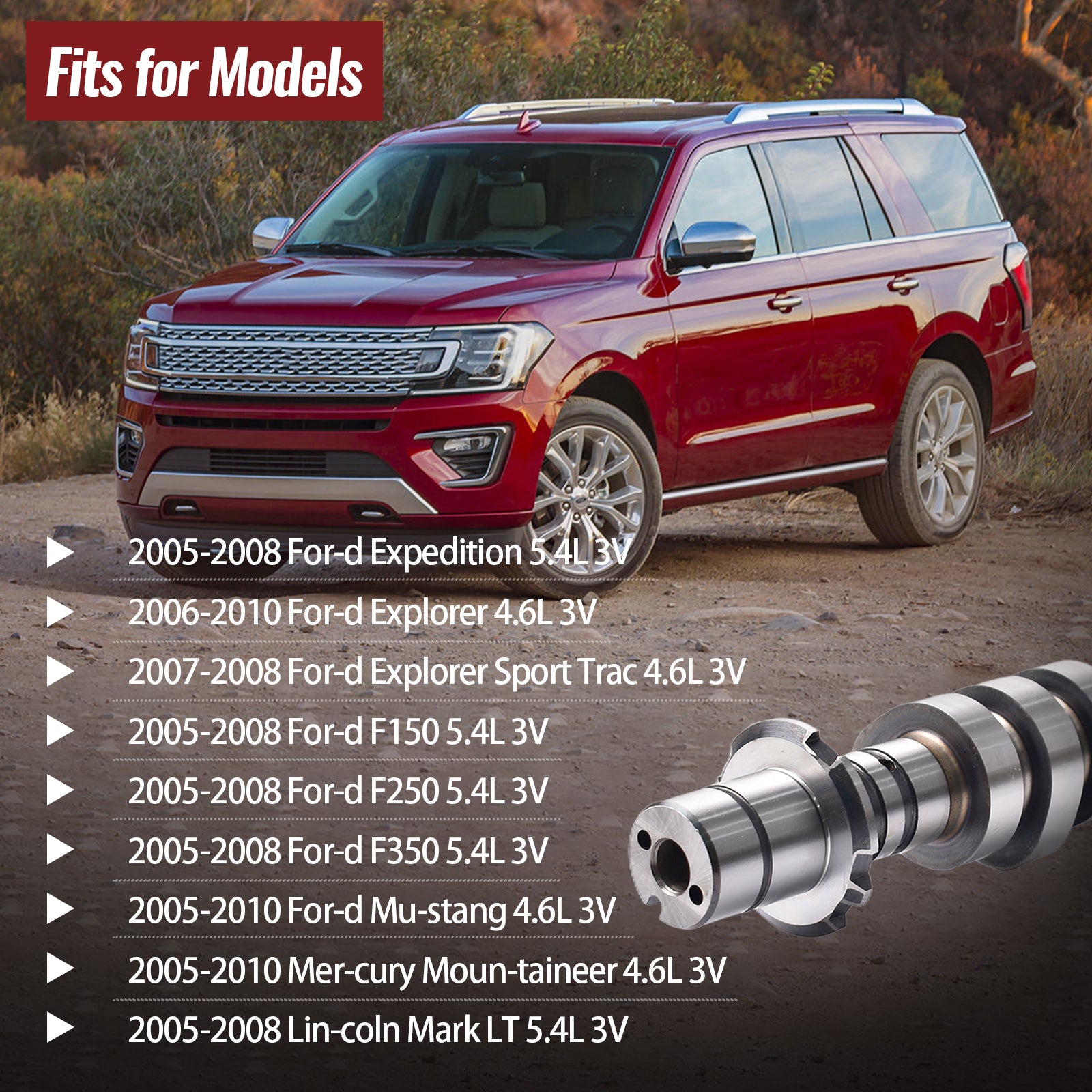 TREXCAR TLZKIT-039 Valvetrain Repair Kit Fitment for Ford F150 Expedition Explorer and Lincoln Navigator 3V Engines