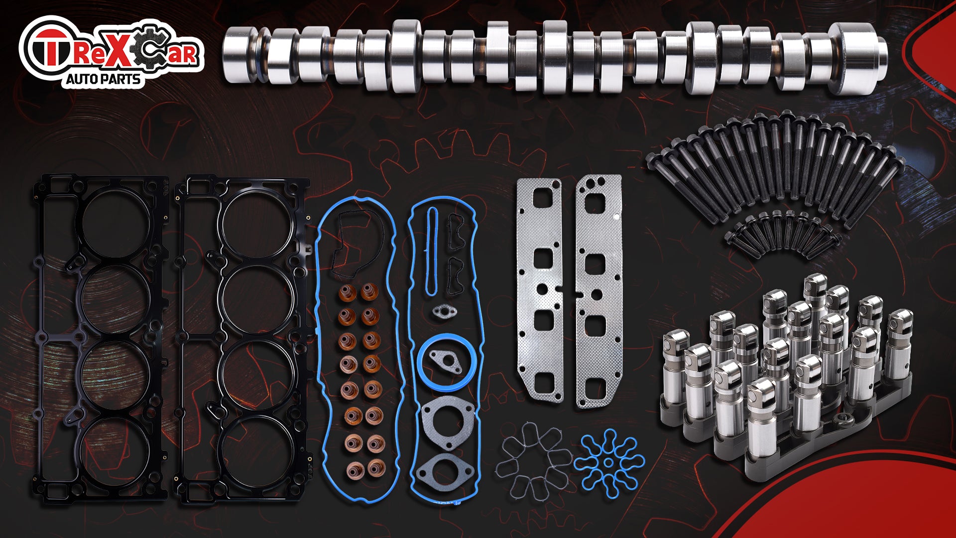 2005-2008 Dodge/Jeep Pre-VVT 5.7L HEMI V8 Top-End Rebuild Kit: MDS Camshaft, Lifters & Head Gaskets 技术细节 1