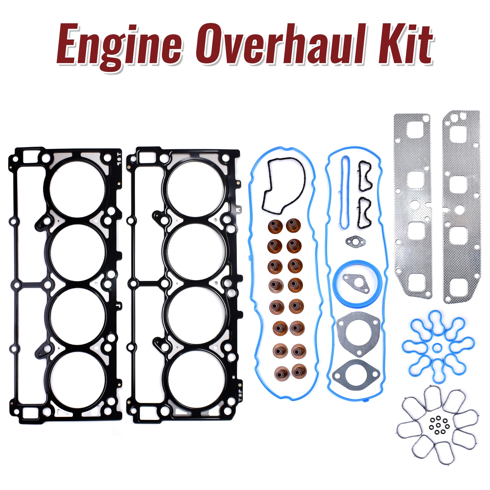 TREXCAR TLZKIT-041 5.7L HEMI V8 Engine Overhaul Cylinder Head Gasket Set