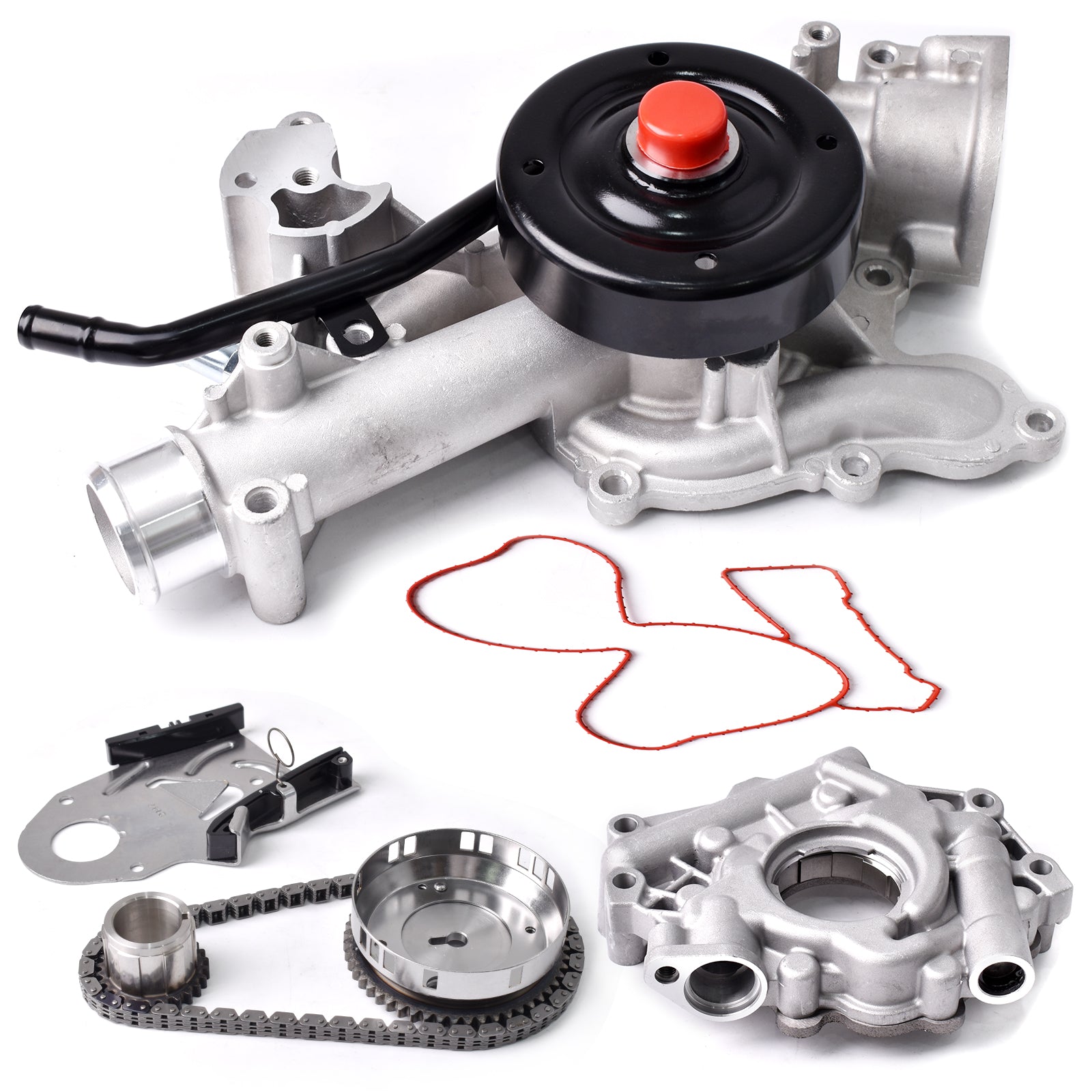 TREXCAR TLZKIT-042 5.7L HEMI V8 Replacement Engine Water Pump Oil Pump and Timing Chain Set