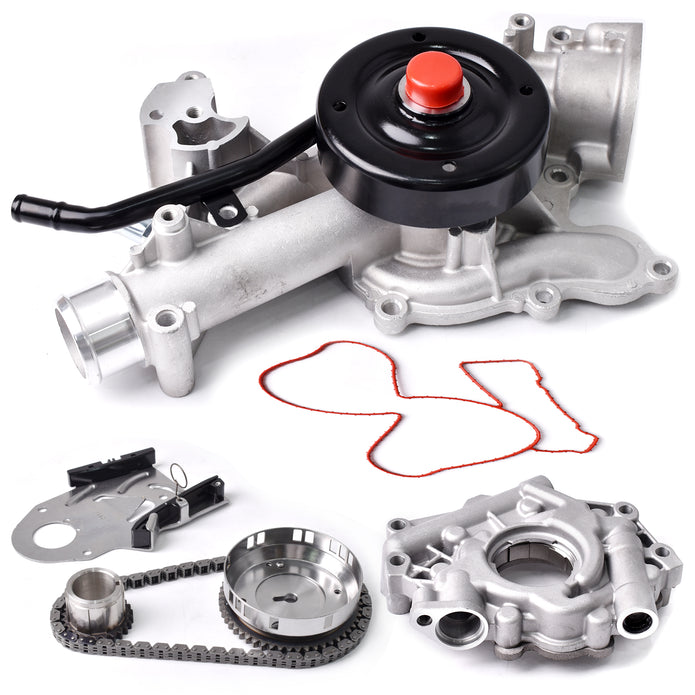 TREXCAR TLZKIT-042 5.7L HEMI V8 Replacement Engine Water Pump Oil Pump and Timing Chain Set