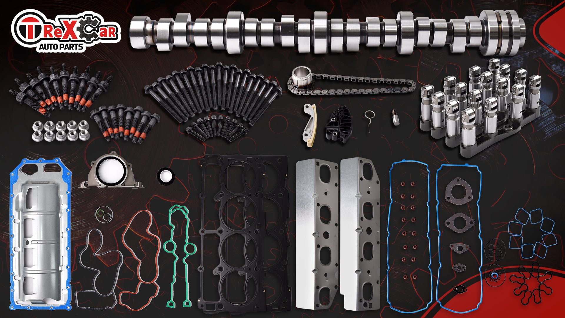 2009-2020 Ram 1500 5.7L HEMI V8 Advanced Overhaul Kit: MDS Camshaft, Lifters, Timing Chain & Oil Pan Gasket 技术细节 2