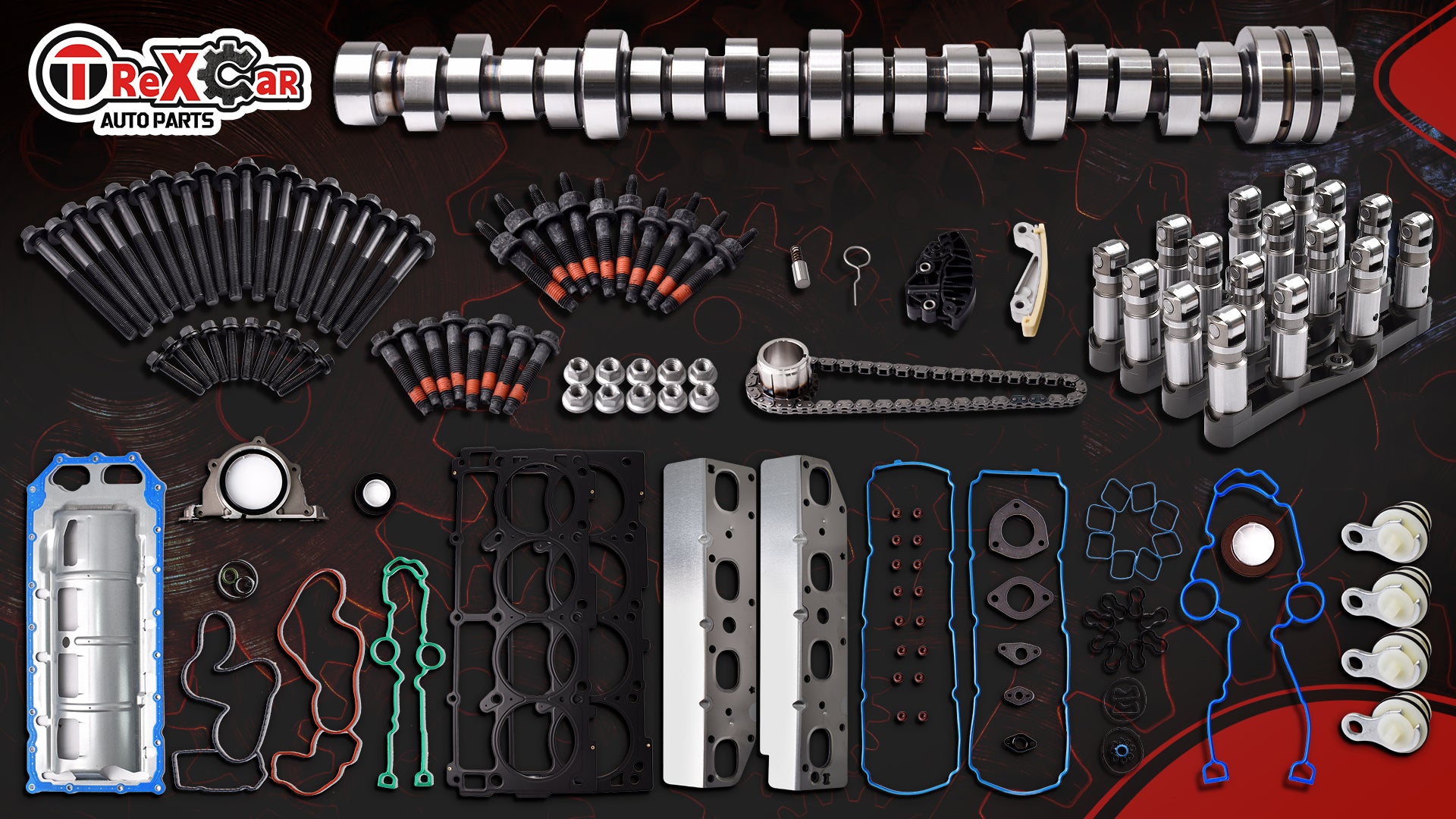 2009-2020 Ram 1500 5.7L HEMI V8 Non-MDS Advanced Conversion Kit: w/ Timing Chain & Oil Pan 技术细节 2