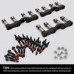 TREXCAR TLZKIT-50 Set of 16 Non-MDS Hydraulic Roller Lifters and Exhaust Manifold Bolts Set
