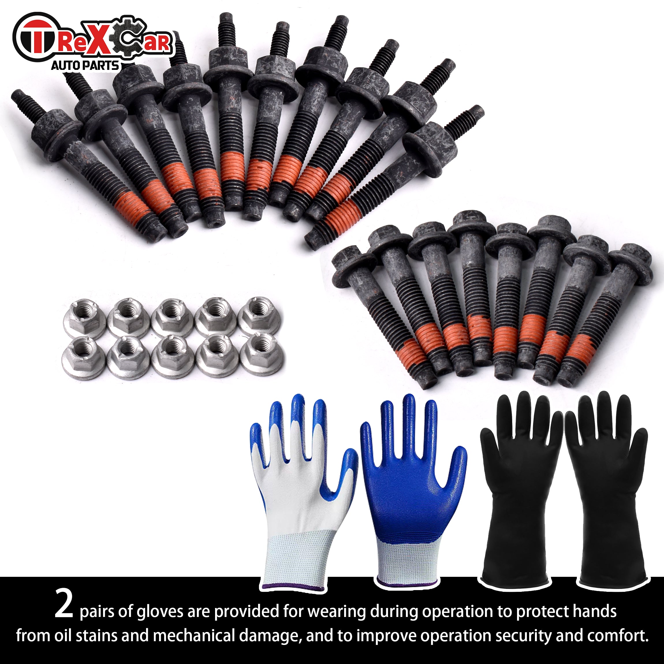 TREXCAR TLZKIT-051 Heavy Duty Cylinder Head Bolts Set for 5.7L HEMI V8 Overhaul