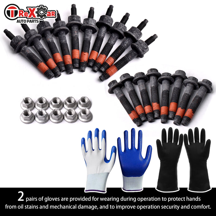 TREXCAR TLZKIT-051 Heavy Duty Cylinder Head Bolts Set for 5.7L HEMI V8 Overhaul