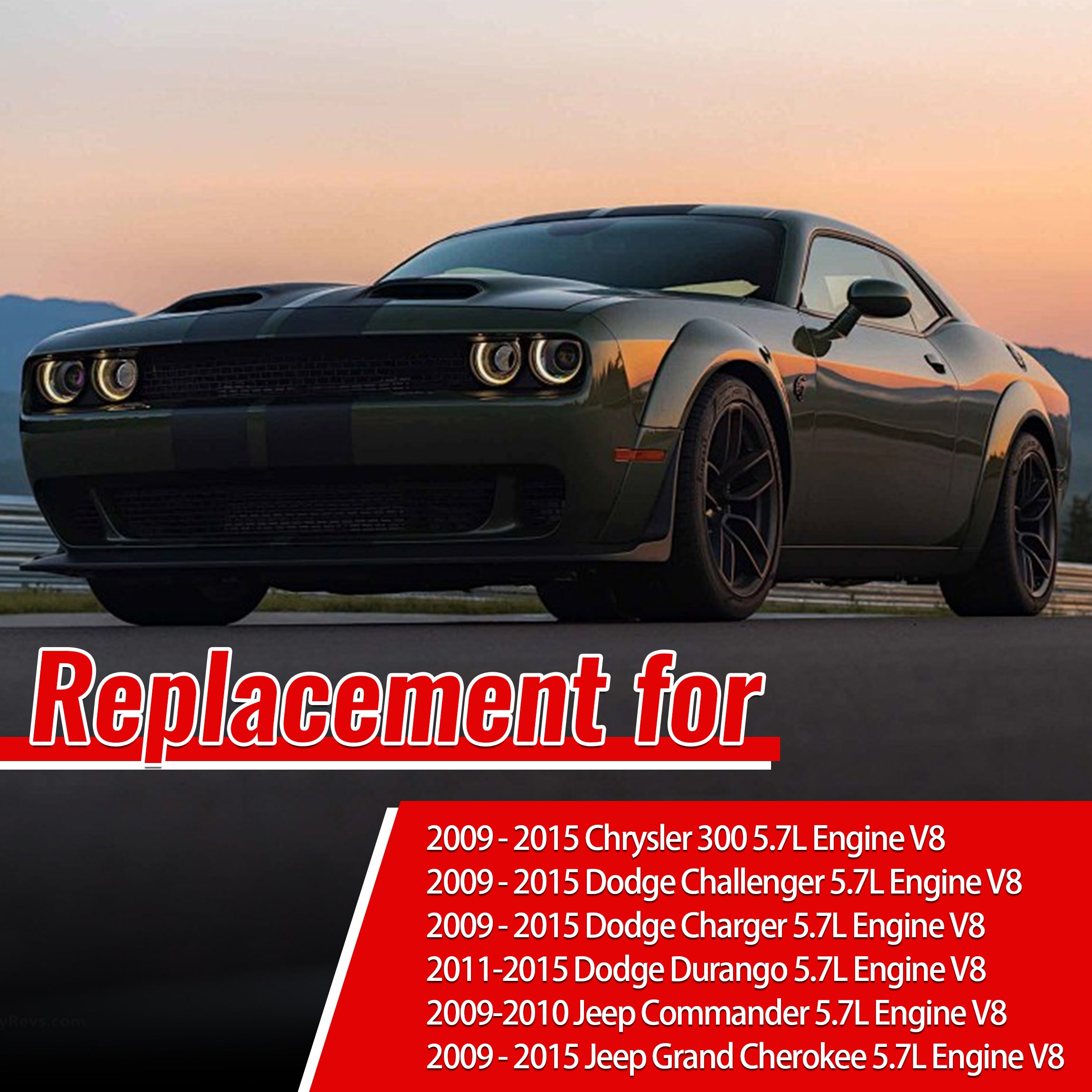 TREXCAR TLZKIT-051 Engine Rebuild Kit Fitment for Dodge Challenger Charger 5.7L HEMI