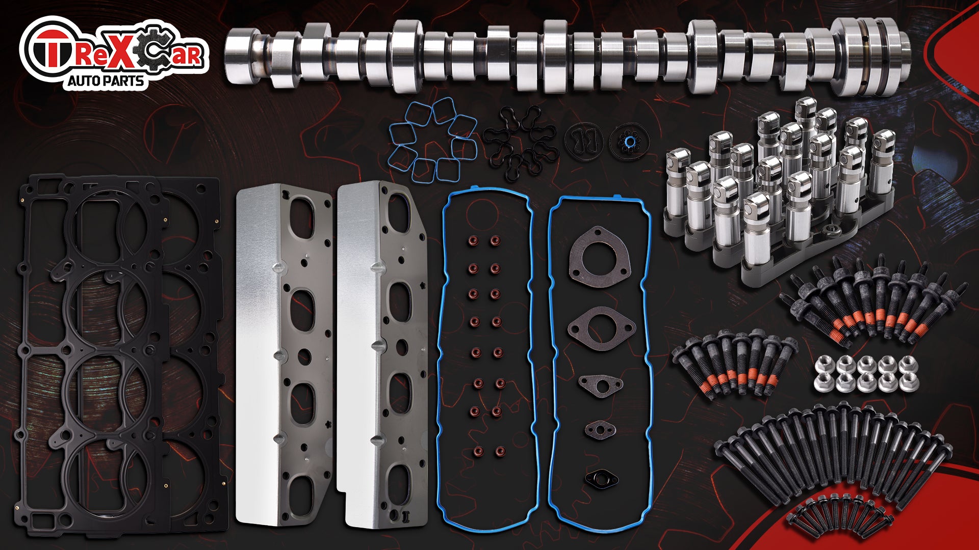 2009-2016 Dodge/Jeep VVT 5.7L HEMI V8 Top-End Rebuild Kit: MDS Cam, Lifters & Gaskets 技术细节 1