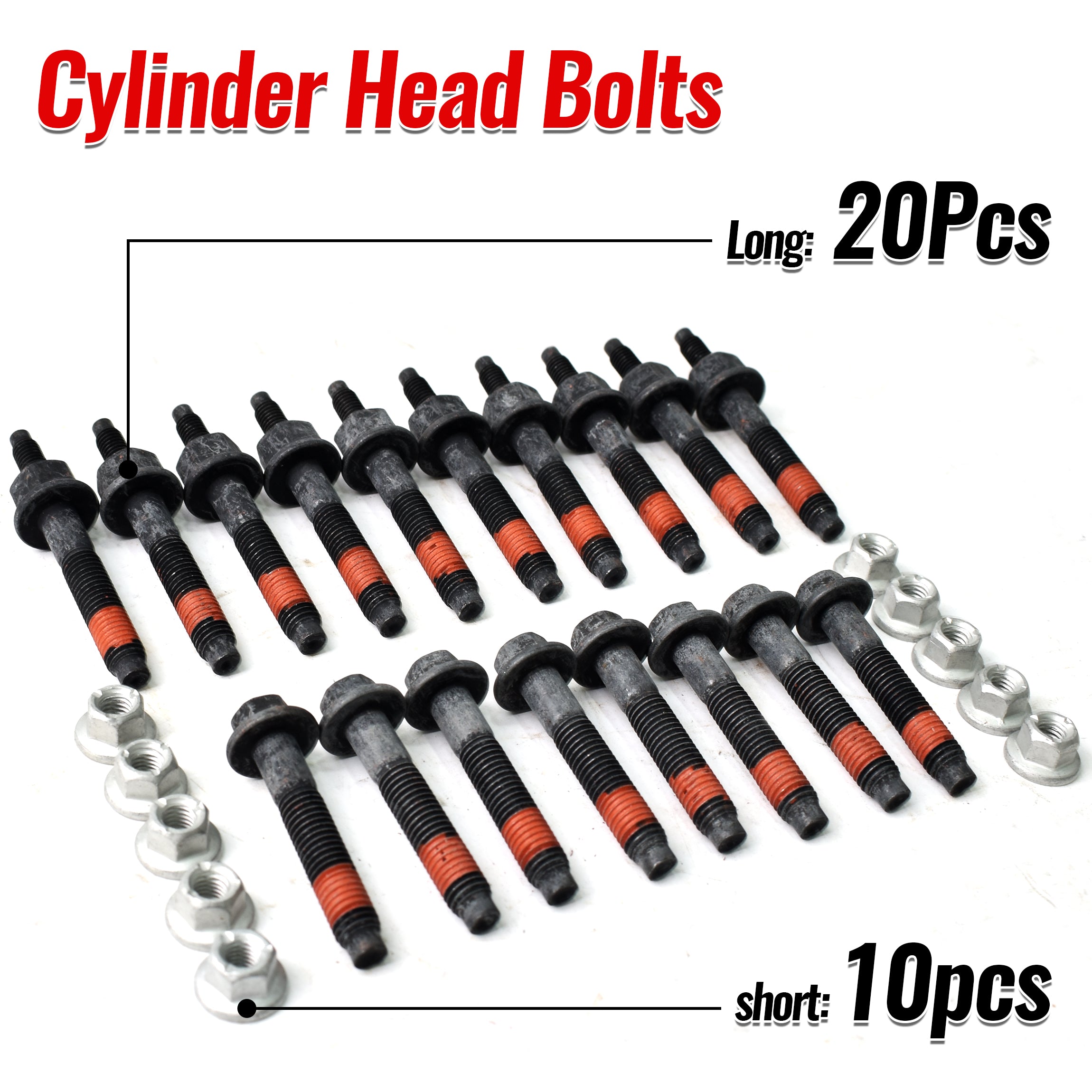 TREXCAR TLZKIT-052 Heavy Duty Cylinder Head Bolts Set for 5.7L HEMI V8 Overhaul
